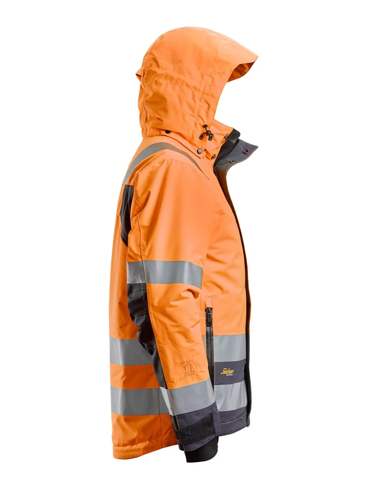 1132&#x20;High&#x20;Vis&#x20;Workjacket&#x20;Allroundwork&#x20;Waterproof&#x20;-&#x20;Snickers