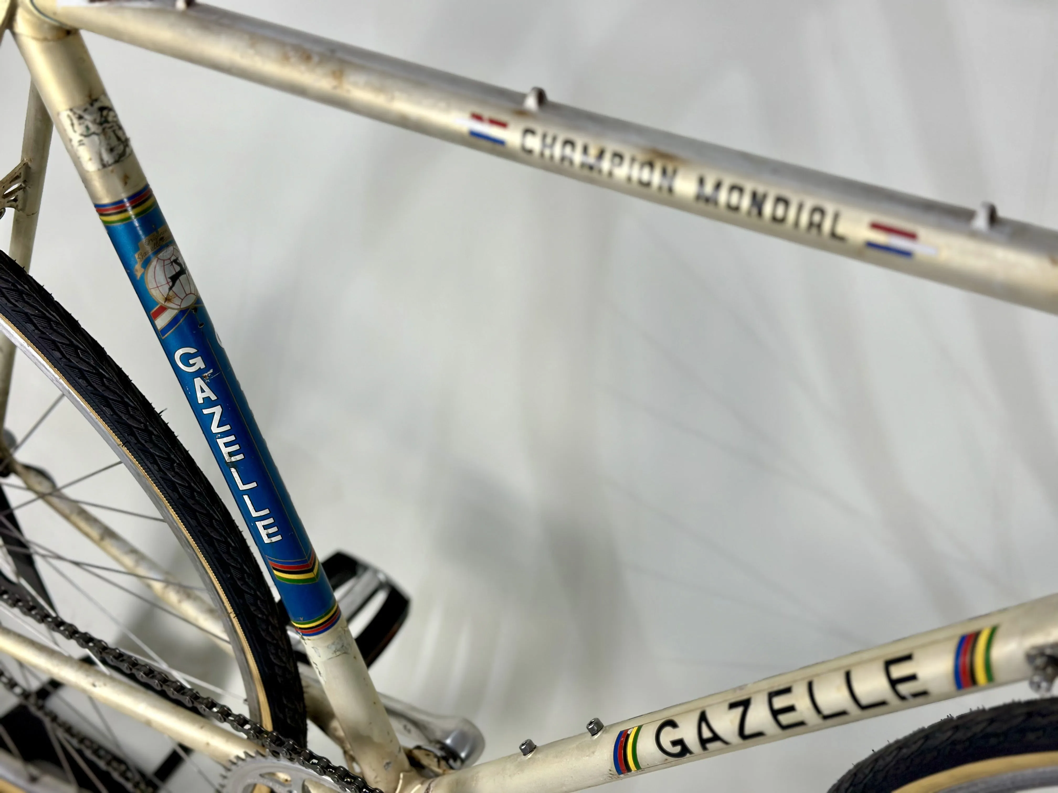 1974 Gazelle Champion Mondial Reynolds 531 56cm Single speed