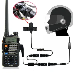 2 PIN Full Face Close Helmet Motorcycle Headset Earpiece | K Plug