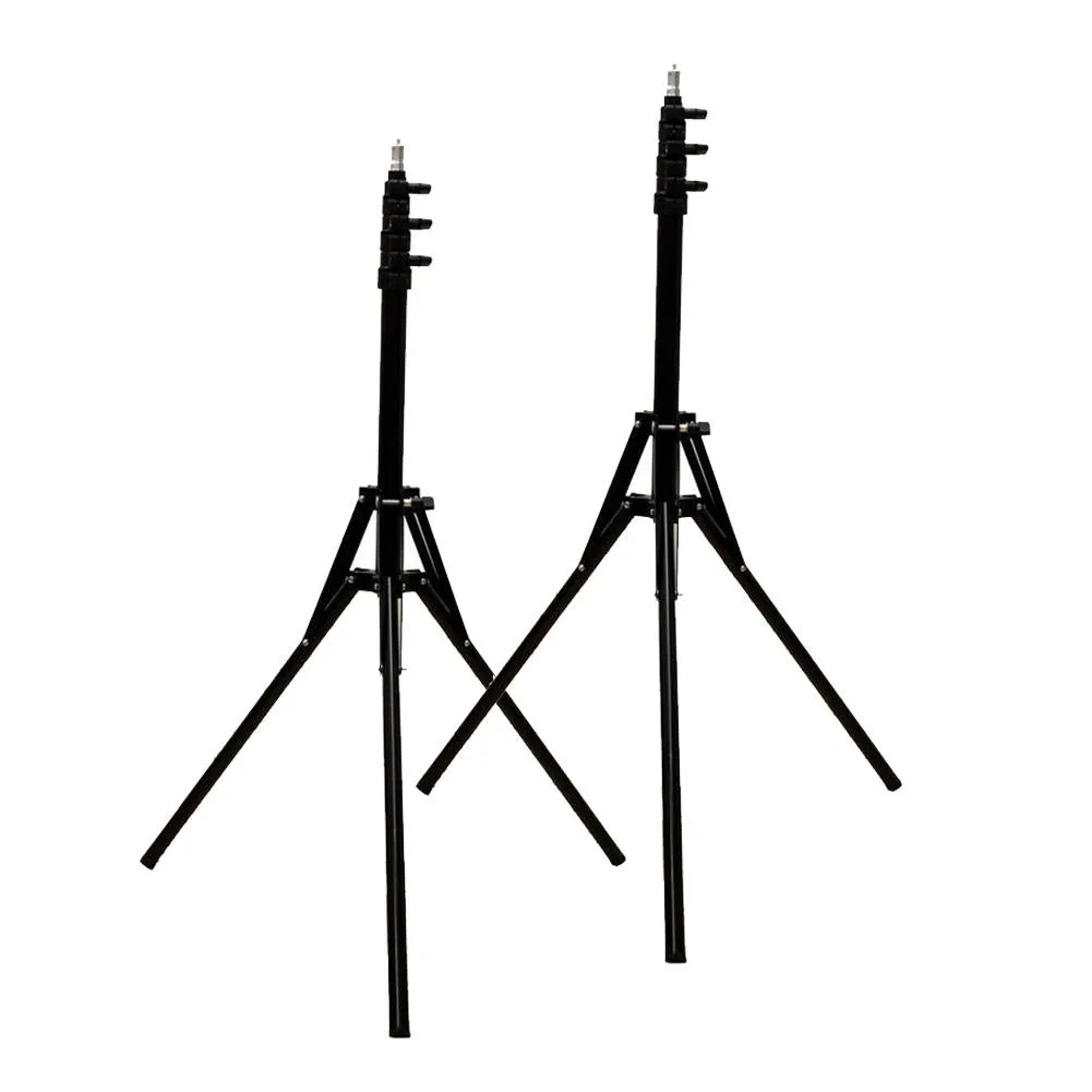 Bundle of 2 Spectrum 180cm Collapsible Photography Portable Light Stands - Optimized Title
