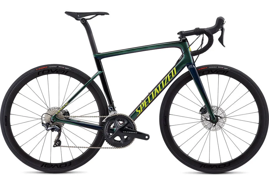 2019 Specialized Tarmac Men Sl6 Expert Disc Chameleon Green/Cast Blue/Tarm