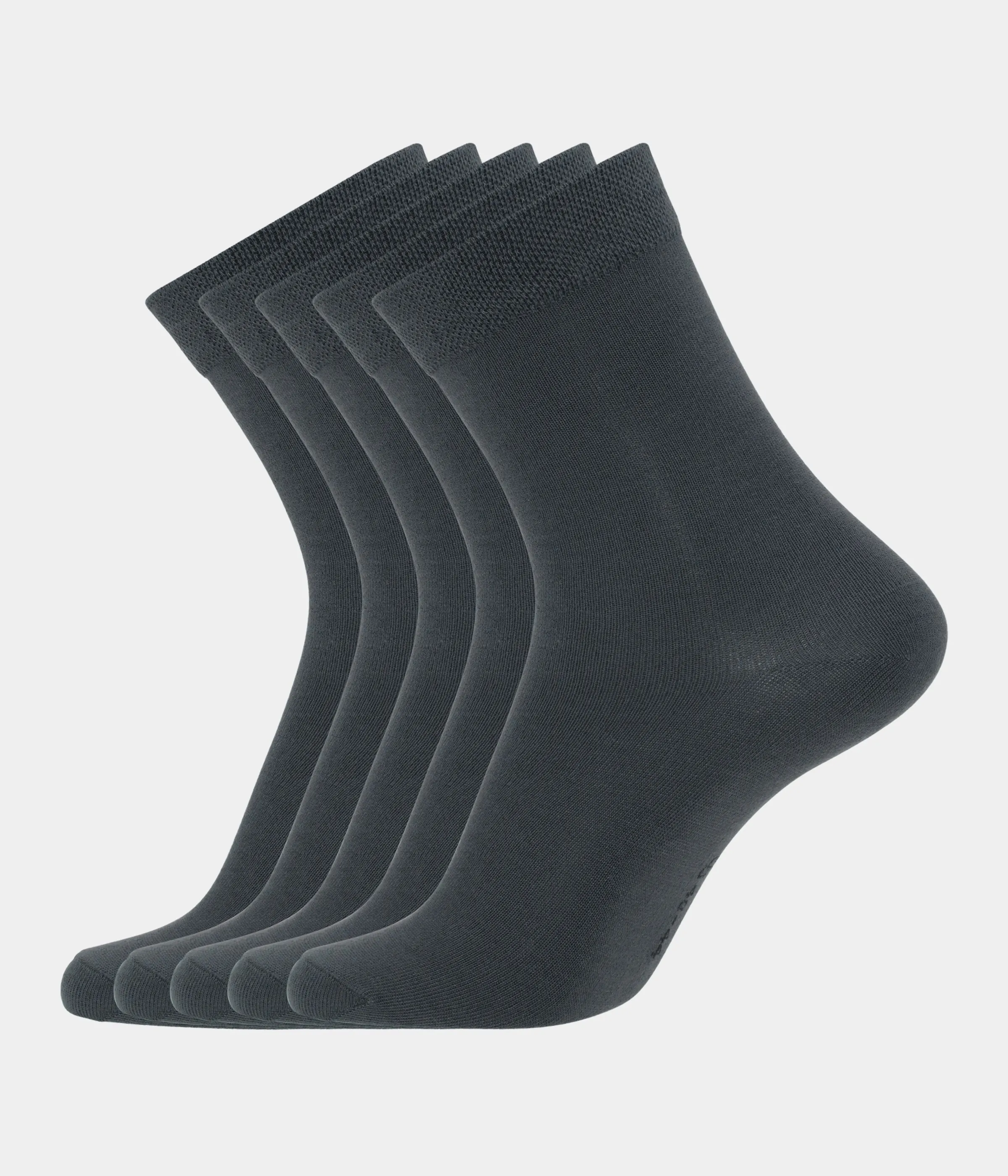 5 pack dark grey bamboo socks