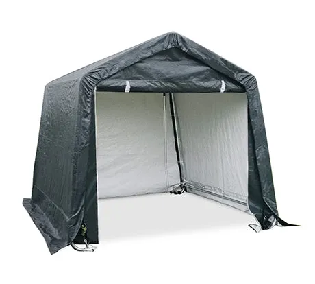 6' x 6' Portable Garage Outdoor Storage-Gray