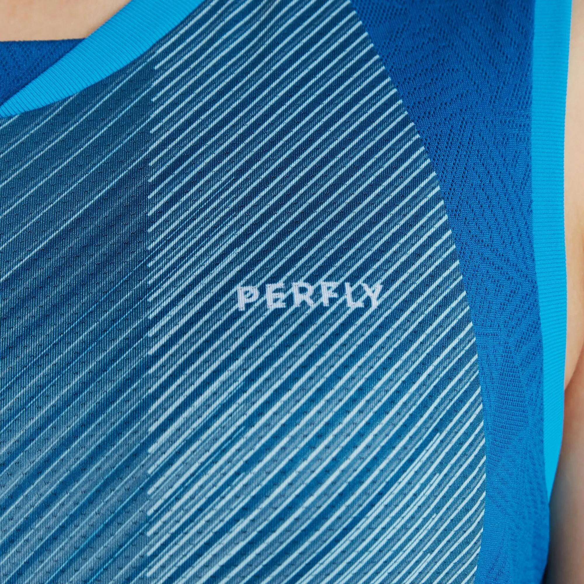 Badminton T-shirt TS 900 women's blue PERFLY, petrol blue