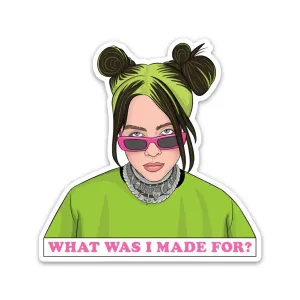Billie Eilish What Was I Made For Sticker