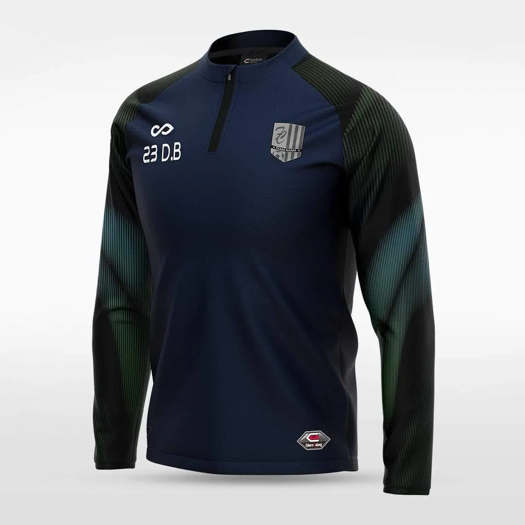 Embrace Aurora - Customized Men's 1/4 Zip Jacket