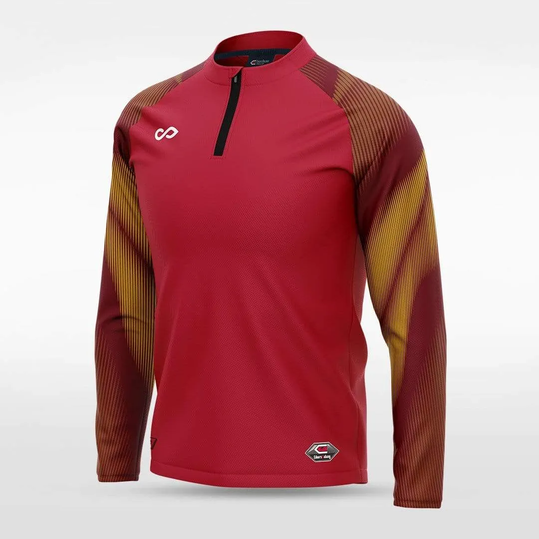 Embrace Aurora - Customized Men's 1/4 Zip Jacket