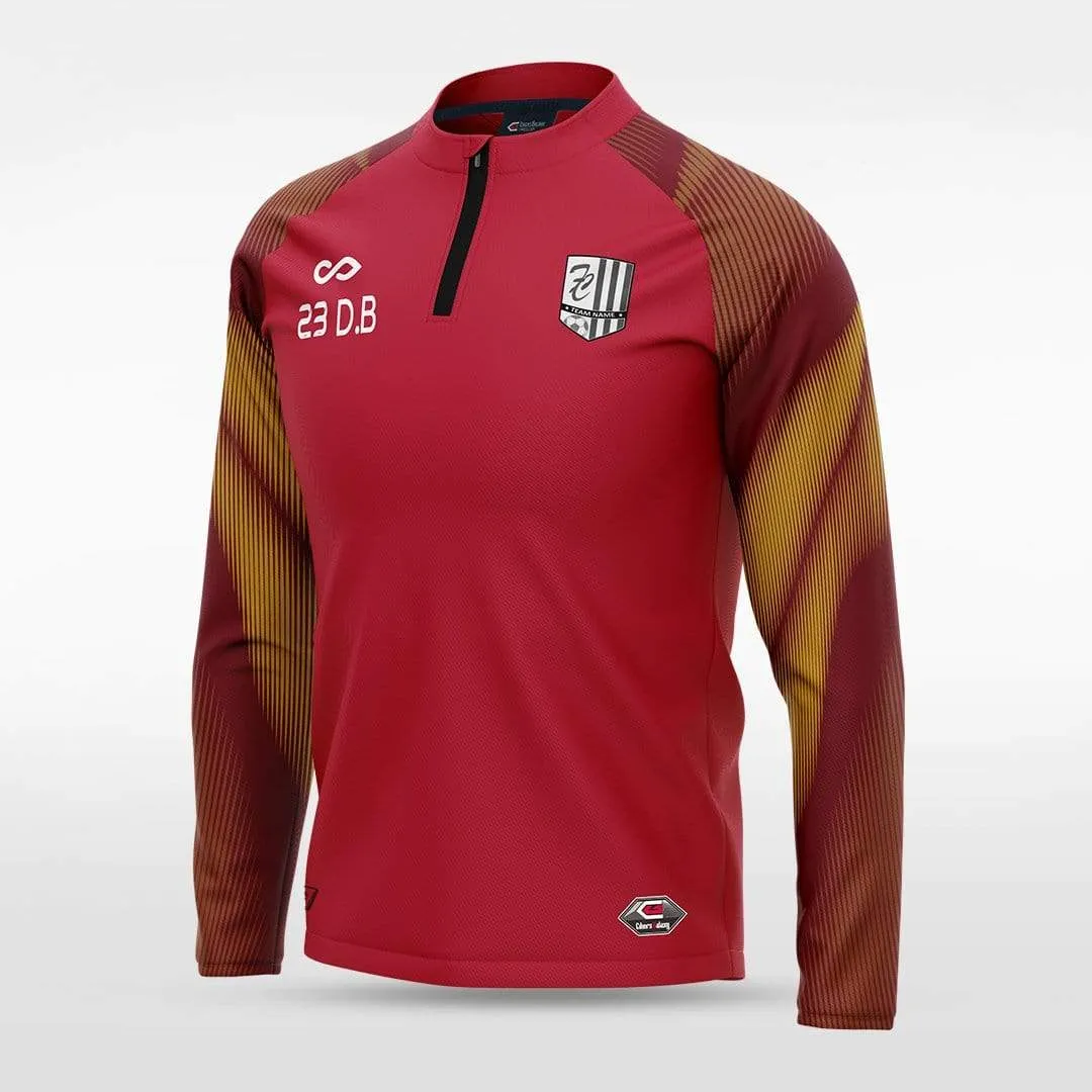 Embrace Aurora - Customized Men's 1/4 Zip Jacket