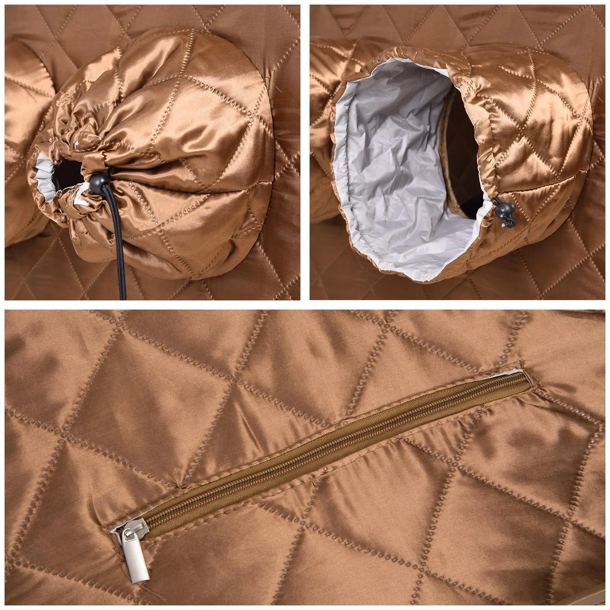 Fast-fold Pop Up Portable Sauna Tent Personal Indoor w/ Steamer