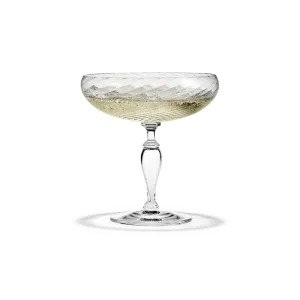 Holmegaard Regina Champagne Glass, 8.5 oz, Clear