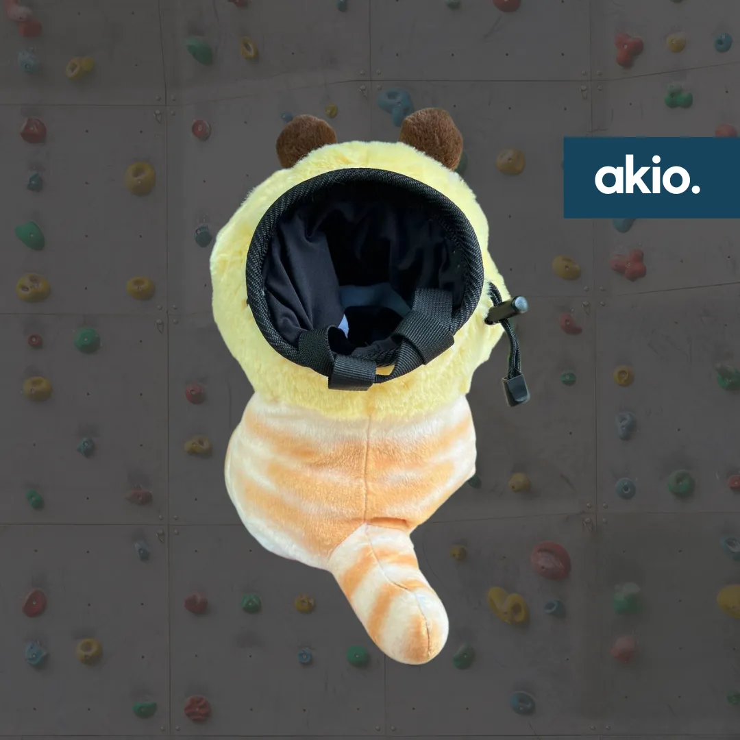 Mofusand Cat Yellow Bee Chalk Bag
