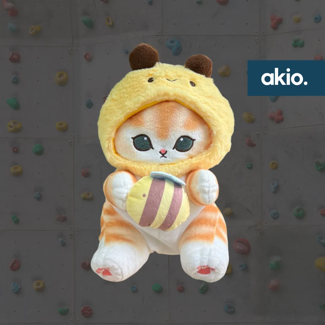 Mofusand Cat Yellow Bee Chalk Bag