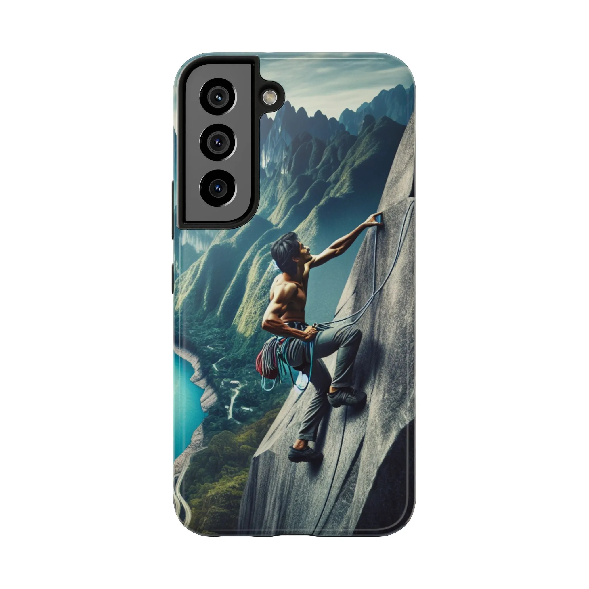 Summit Edge: Climbing Above the Serpent Rive Tough Phone Cases