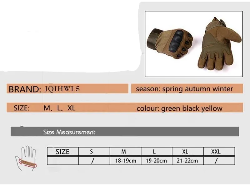 Tactical Antiskid Workout Gloves