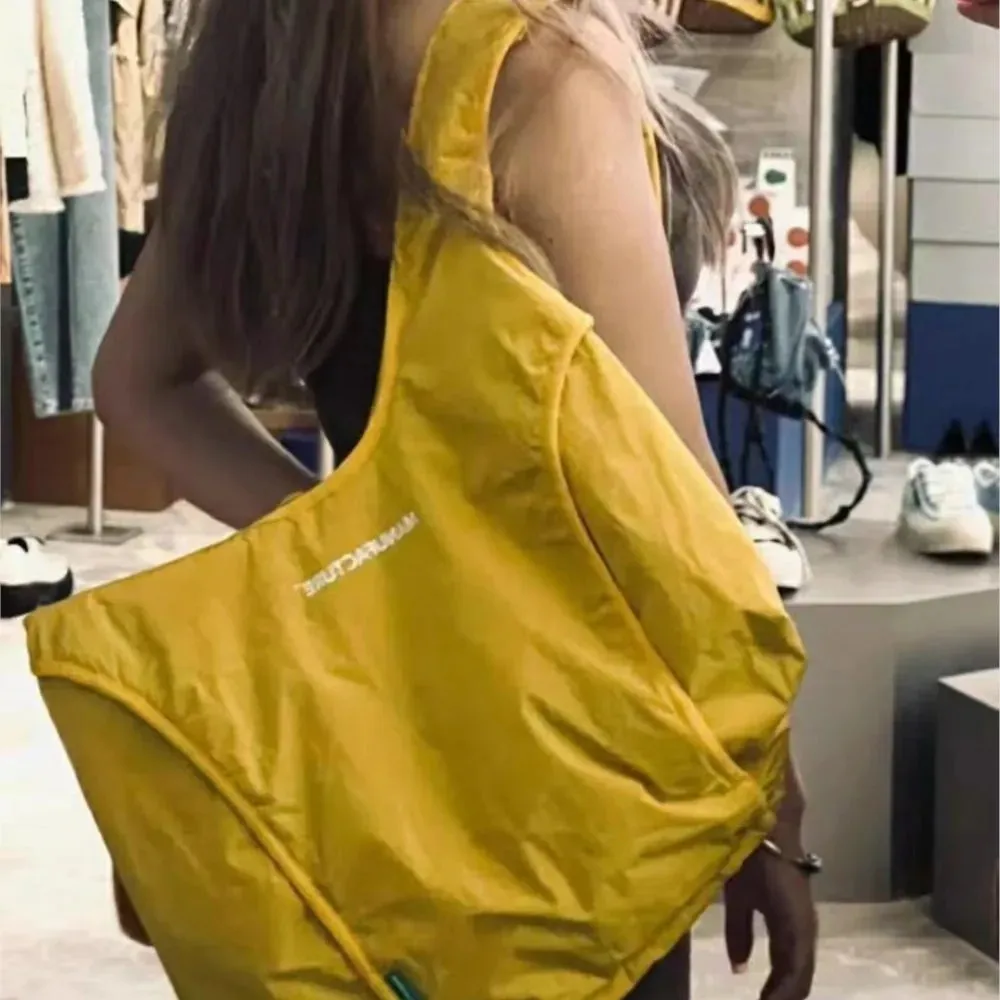 UAKISS  -   Hot Girls Yellow Backpack Women Retro Large Capacity Y2k Backpacks Female Vintage Fashion Mochila Schoolbag Aesthetic