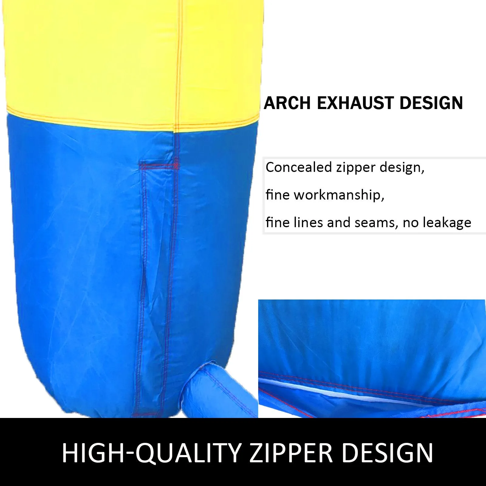 Vevor Inflatable Twin Arches 26.2' x 13.1' Rainbow with 370W Blower Durable Oxford Cloth New