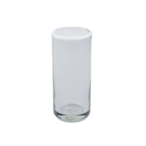 White Rim Cordial Glass